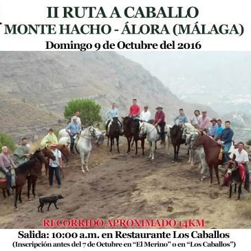 II Ruta a Caballo al Monte Hacho